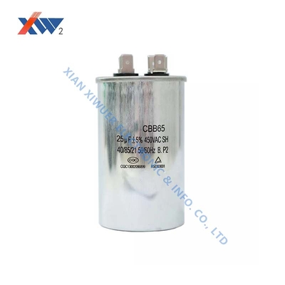 CBB65 450Vac AC 5uf High Voltage Film Capacitor For Winding Machine