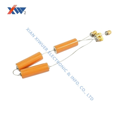 35kvAC 5pf both ends lead ceramic capacitor high voltage mandrel capacitor for high voltage insulator