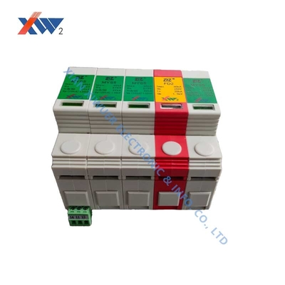 275VAC 40kA 4P+1P Class C Power Supply Lightning Arrester AC 275V For 4 Phase Power Supply Electric Protection