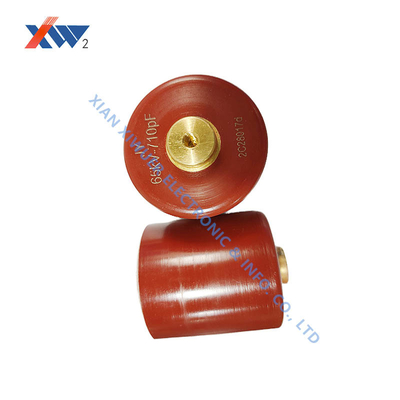 High Voltage Screw Terminal Doorknob Capacitors 30kV 5000pF For Temperature Monitoring