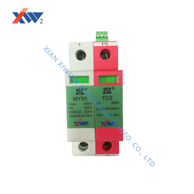 جودة XIWUER MYS5 جهاز الحماية من التوتر 40kA 385V 20KA AC 1P + NPE لتزويد الطاقة 380V مصنع