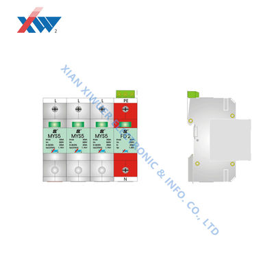 حماية الطاقة الذكية 420V AC 20kA 4P مصدر الطاقة الذكي الطاقة الكهروضوئية حماية البرق المنزلية