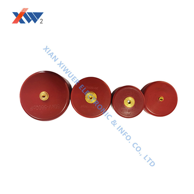 High Voltage Screw Terminal Doorknob Capacitors 30kV 5000pF For Temperature Monitoring