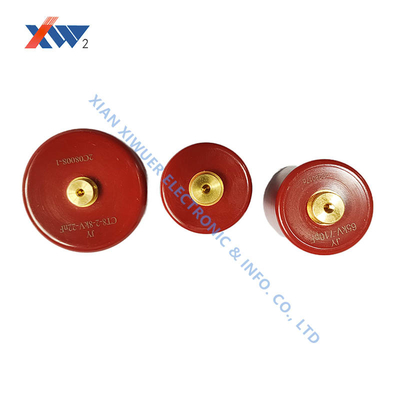 High Voltage Screw Terminal Doorknob Capacitors 30kV 5000pF For Temperature Monitoring